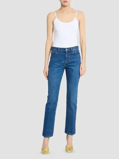 Victoria Beckham Women's Low-Rise Flare Jeans | Thumbnail 2 Victoria Beckham Women's Low-Rise Flare Jeans | Thumbnail 2