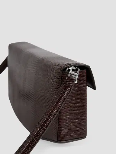 TOTEME Women's Clip Lizard-Embossed Leather Shoulder Bag | Thumbnail 3 TOTEME Women's Clip Lizard-Embossed Leather Shoulder Bag | Thumbnail 3
