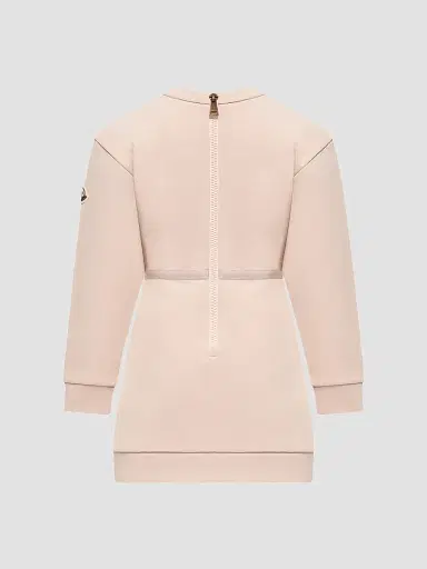 Moncler Little Girl's & Girl's Dress in Cotton - Light Pink | Thumbnail 2 Moncler Little Girl's & Girl's Dress in Cotton - Light Pink | Thumbnail 2