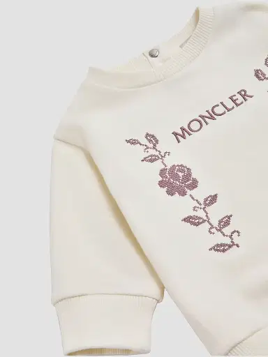 Moncler Baby Girl's & Little Girl's Set in Cotton - White | Thumbnail 3 Moncler Baby Girl's & Little Girl's Set in Cotton - White | Thumbnail 3