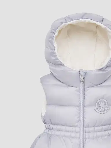 Moncler Baby Girl's and Little Girl's Una Puffer Vest - Lilac | Thumbnail 3 Moncler Baby Girl's and Little Girl's Una Puffer Vest - Lilac | Thumbnail 3