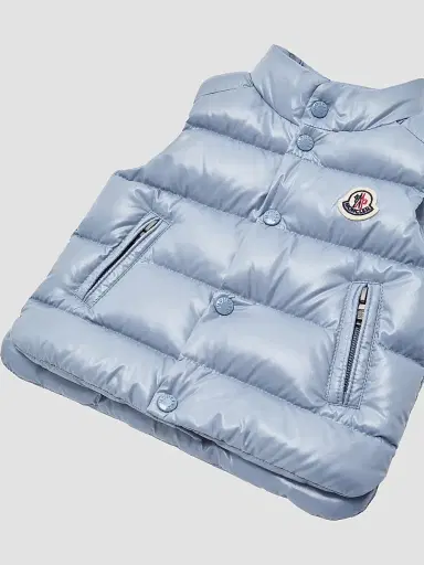 Moncler Baby Boy's & Little Boy's Bernard Puffer Vest - Light Blue - Size 2 | Thumbnail 4 Moncler Baby Boy's & Little Boy's Bernard Puffer Vest - Light Blue - Size 2 | Thumbnail 4