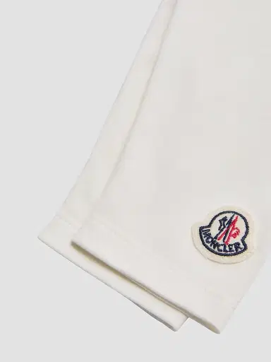 Moncler Baby's Set in Cotton - White 12 Months | Thumbnail 4 Moncler Baby's Set in Cotton - White 12 Months | Thumbnail 4