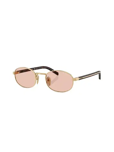 Prada Women's 52MM Oval Sunglasses - Gold | Thumbnail 1 Prada Women's 52MM Oval Sunglasses - Gold | Thumbnail 1