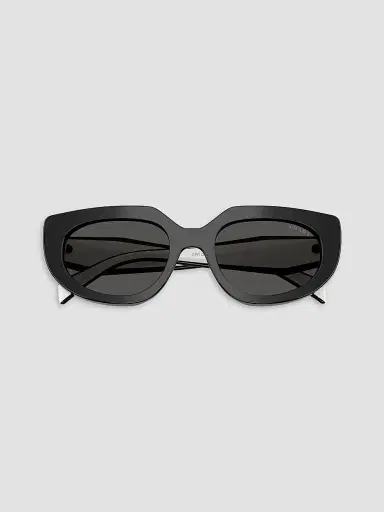 Prada Women's 54MM Oval Cat-Eye Sunglasses - Black | Thumbnail 5 Prada Women's 54MM Oval Cat-Eye Sunglasses - Black | Thumbnail 5