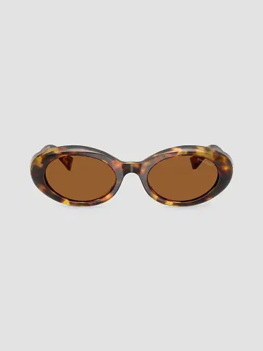 Miu Miu Women's 52MM Oval Sunglasses - Brown | Thumbnail 2 Miu Miu Women's 52MM Oval Sunglasses - Brown | Thumbnail 2