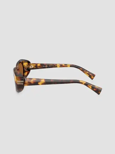 Miu Miu Women's 52MM Oval Sunglasses - Brown | Thumbnail 3 Miu Miu Women's 52MM Oval Sunglasses - Brown | Thumbnail 3
