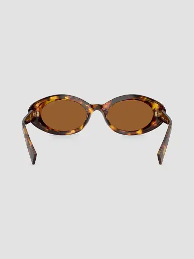 Miu Miu Women's 52MM Oval Sunglasses - Brown | Thumbnail 4 Miu Miu Women's 52MM Oval Sunglasses - Brown | Thumbnail 4