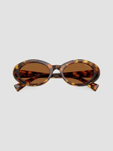 Miu Miu Women's 52MM Oval Sunglasses - Brown | Thumbnail 5 Miu Miu Women's 52MM Oval Sunglasses - Brown | Thumbnail 5