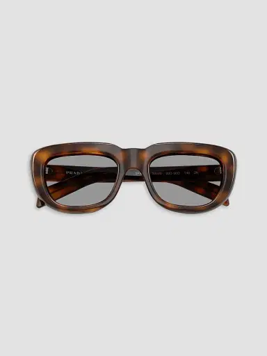 Prada Women's 53MM Rectangular Sunglasses - Grey | Thumbnail 5 Prada Women's 53MM Rectangular Sunglasses - Grey | Thumbnail 5