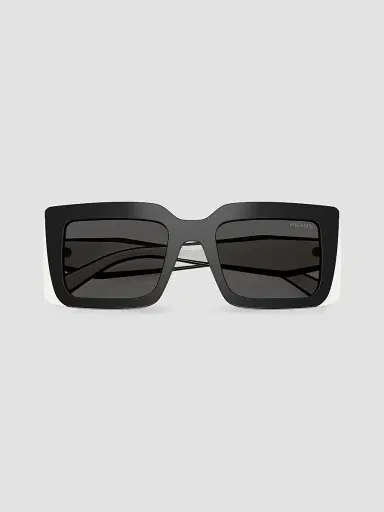 Prada Women's 52MM Rectangular Sunglasses - Black | Thumbnail 5 Prada Women's 52MM Rectangular Sunglasses - Black | Thumbnail 5