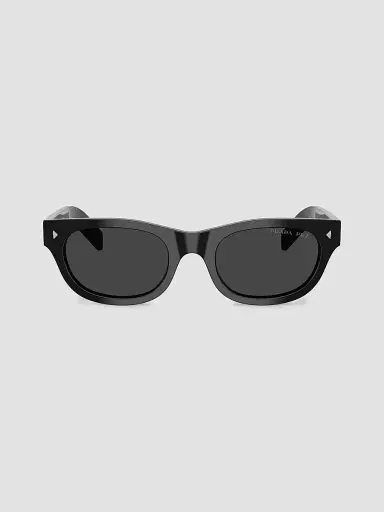 Prada Men's 52MM Cat Eye Sunglasses - Black | Thumbnail 2 Prada Men's 52MM Cat Eye Sunglasses - Black | Thumbnail 2