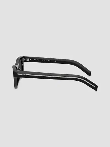 Prada Men's 52MM Cat Eye Sunglasses - Black | Thumbnail 3 Prada Men's 52MM Cat Eye Sunglasses - Black | Thumbnail 3