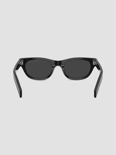 Prada Men's 52MM Cat Eye Sunglasses - Black | Thumbnail 4 Prada Men's 52MM Cat Eye Sunglasses - Black | Thumbnail 4