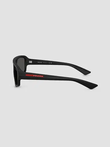 Prada Men's Linea Rossa 57MM Geometric Sunglasses - Matte Black | Thumbnail 3 Prada Men's Linea Rossa 57MM Geometric Sunglasses - Matte Black | Thumbnail 3