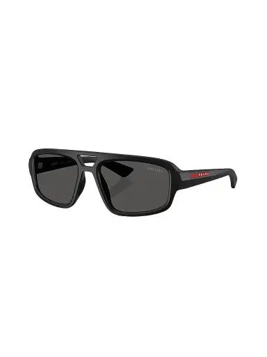 Prada Men's Linea Rossa 57MM Geometric Sunglasses - Matte Black | Thumbnail 1 Prada Men's Linea Rossa 57MM Geometric Sunglasses - Matte Black | Thumbnail 1
