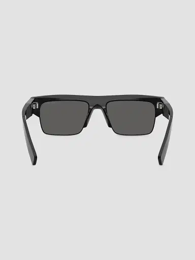Prada Men's 55MM Rectangular Sunglasses - Black | Thumbnail 4 Prada Men's 55MM Rectangular Sunglasses - Black | Thumbnail 4