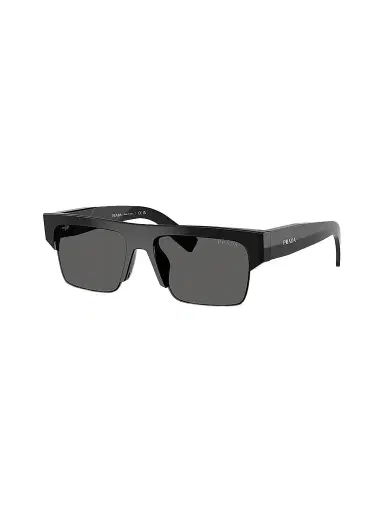 Prada Men's 55MM Rectangular Sunglasses - Black | Thumbnail 1 Prada Men's 55MM Rectangular Sunglasses - Black | Thumbnail 1
