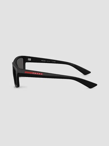 Prada Men's Linea Rossa 54MM Geometric Sunglasses - Matte Black | Thumbnail 3 Prada Men's Linea Rossa 54MM Geometric Sunglasses - Matte Black | Thumbnail 3