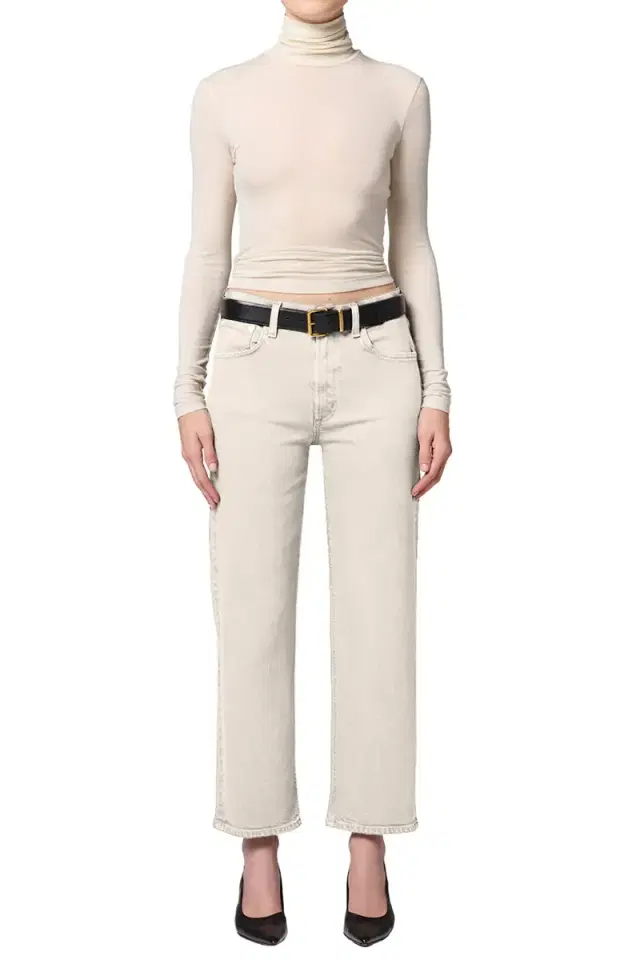 Palma Straight Leg Jean - Almond Palma Straight Leg Jean - Almond