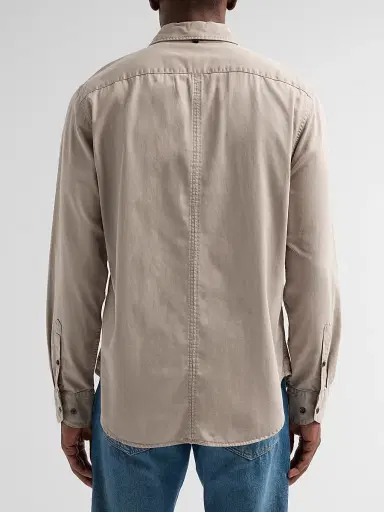 rag & bone Men's Tomlin Stretch-Cotton Long-Sleeve Shirt - Granite | Thumbnail 3 rag & bone Men's Tomlin Stretch-Cotton Long-Sleeve Shirt - Granite | Thumbnail 3