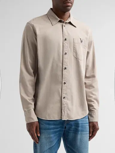 rag & bone Men's Tomlin Stretch-Cotton Long-Sleeve Shirt - Granite | Thumbnail 4 rag & bone Men's Tomlin Stretch-Cotton Long-Sleeve Shirt - Granite | Thumbnail 4