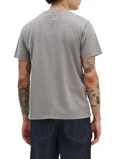 rag & bone Men's Crewneck Cotton T-Shirt - Granite | Thumbnail 4 rag & bone Men's Crewneck Cotton T-Shirt - Granite | Thumbnail 4
