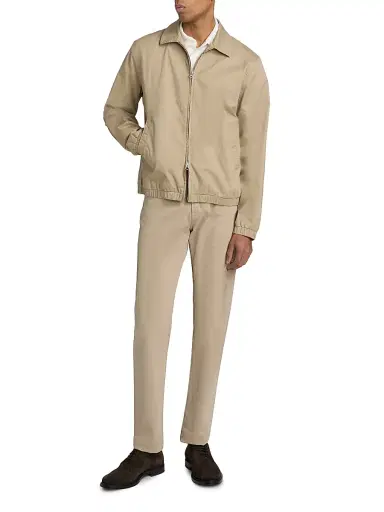 rag & bone Men's Harrington Stretch-Cotton Twill Jacket | Thumbnail 2 rag & bone Men's Harrington Stretch-Cotton Twill Jacket | Thumbnail 2