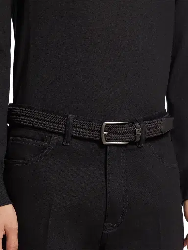 Zegna Men's Rayon Belt | Thumbnail 3 Zegna Men's Rayon Belt | Thumbnail 3
