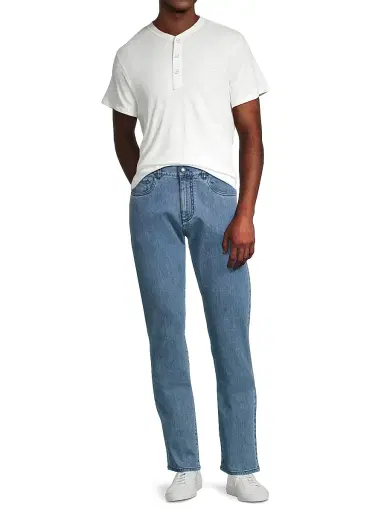 Canali Men's Comfort Slim-Straight Jeans - Light Blue - Size 36 | Thumbnail 2 Canali Men's Comfort Slim-Straight Jeans - Light Blue - Size 36 | Thumbnail 2