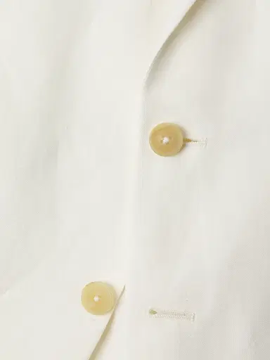 Canali Men's Solid Linen-Silk Single-Breasted Suit - White | Thumbnail 6 Canali Men's Solid Linen-Silk Single-Breasted Suit - White | Thumbnail 6