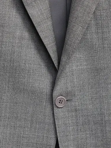 Canali Men's Plaid Wool-Silk Suit - Grey | Thumbnail 7 Canali Men's Plaid Wool-Silk Suit - Grey | Thumbnail 7