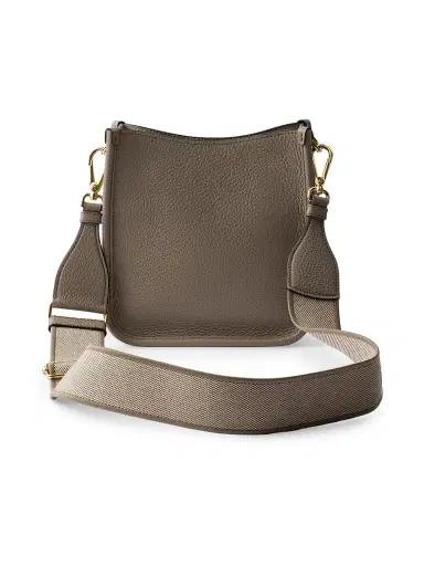 Prada Women's Mini Leather Shoulder Bag - Grey | Thumbnail 3 Prada Women's Mini Leather Shoulder Bag - Grey | Thumbnail 3