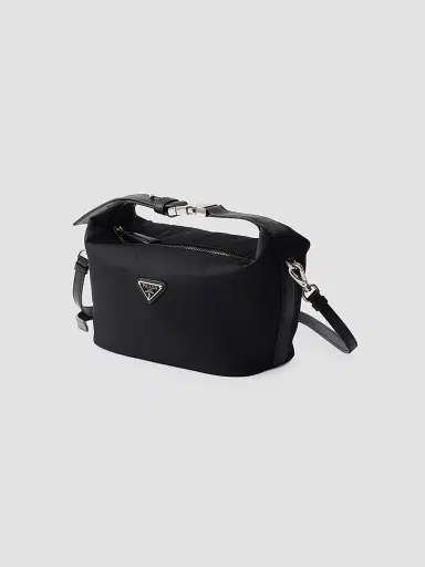 Prada Women's Chérie Re-Nylon Mini Top Handle Bag | Thumbnail 2 Prada Women's Chérie Re-Nylon Mini Top Handle Bag | Thumbnail 2