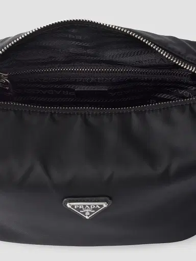 Prada Women's Chérie Re-Nylon Mini Top Handle Bag | Thumbnail 4 Prada Women's Chérie Re-Nylon Mini Top Handle Bag | Thumbnail 4