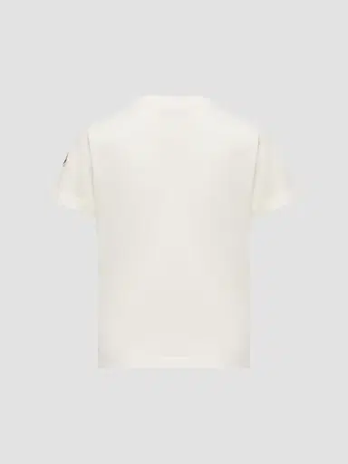 Moncler Little Boy's and Boy's Short Sleeve Crewneck T-Shirt in Cotton | Thumbnail 2 Moncler Little Boy's and Boy's Short Sleeve Crewneck T-Shirt in Cotton | Thumbnail 2
