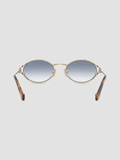 Miu Miu Women's 54MM Oval Sunglasses - Pale Gold | Thumbnail 4 Miu Miu Women's 54MM Oval Sunglasses - Pale Gold | Thumbnail 4
