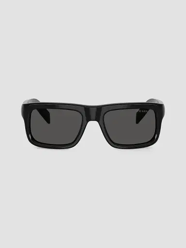 Prada Women's 56MM Rectangular Sunglasses - Black | Thumbnail 2 Prada Women's 56MM Rectangular Sunglasses - Black | Thumbnail 2