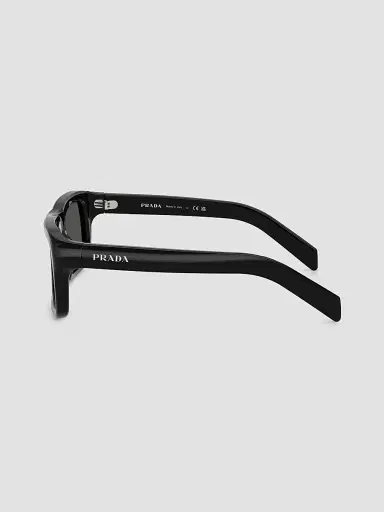 Prada Women's 56MM Rectangular Sunglasses - Black | Thumbnail 3 Prada Women's 56MM Rectangular Sunglasses - Black | Thumbnail 3