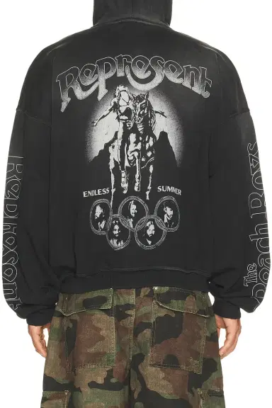 REPRESENT x Beach Boys Endless Summer Zip Through Hoodie | Thumbnail 3 REPRESENT x Beach Boys Endless Summer Zip Through Hoodie | Thumbnail 3