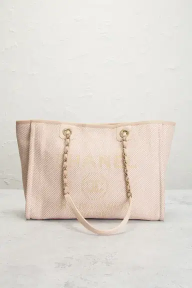 chanel Chanel Small Deauville Tote Bag | Thumbnail 2 chanel Chanel Small Deauville Tote Bag | Thumbnail 2