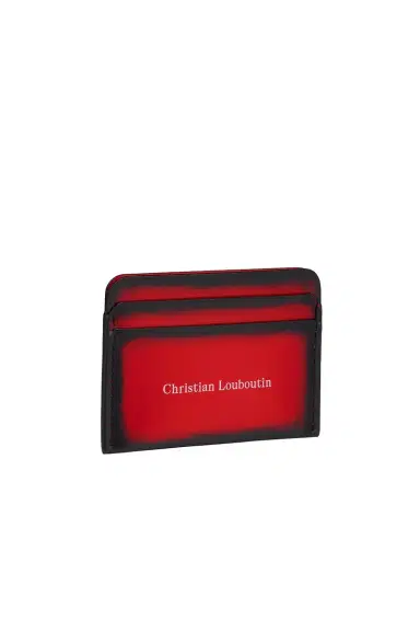 Christian Louboutin Canopy Card Holder Calf Brush | Thumbnail 2 Christian Louboutin Canopy Card Holder Calf Brush | Thumbnail 2