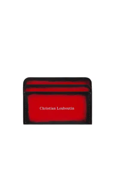 Christian Louboutin Canopy Card Holder Calf Brush | Thumbnail 1 Christian Louboutin Canopy Card Holder Calf Brush | Thumbnail 1