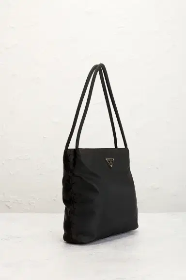 FWRD Renew Prada Tessuto Flat Messenger Bag | Thumbnail 4 FWRD Renew Prada Tessuto Flat Messenger Bag | Thumbnail 4