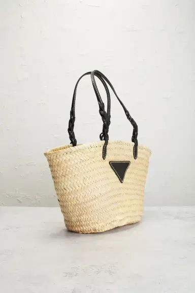 Prada Raffia Tote Bag | Thumbnail 4 Prada Raffia Tote Bag | Thumbnail 4