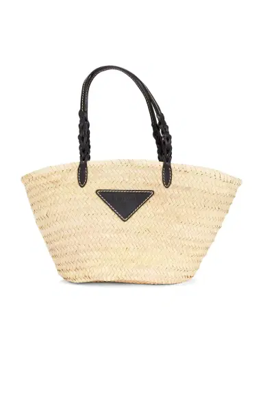 Prada Raffia Tote Bag | Thumbnail 1 Prada Raffia Tote Bag | Thumbnail 1