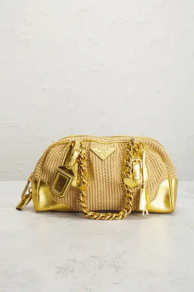 FWRD Renew Prada Paglia & Cinghiale Handbag | Thumbnail 2 FWRD Renew Prada Paglia & Cinghiale Handbag | Thumbnail 2