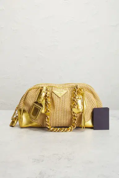 FWRD Renew Prada Paglia & Cinghiale Handbag | Thumbnail 10 FWRD Renew Prada Paglia & Cinghiale Handbag | Thumbnail 10
