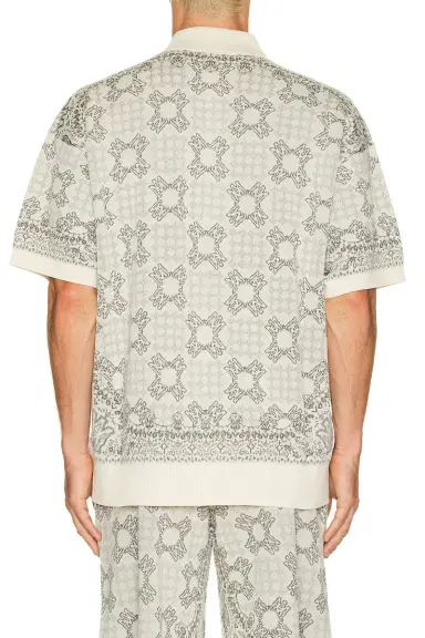 AMIRI MA Quad Check Mesh Knit Shirt | Thumbnail 2 AMIRI MA Quad Check Mesh Knit Shirt | Thumbnail 2