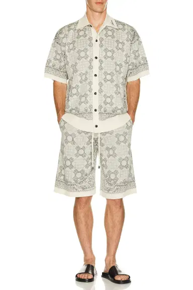 AMIRI MA Quad Check Mesh Knit Shirt | Thumbnail 3 AMIRI MA Quad Check Mesh Knit Shirt | Thumbnail 3